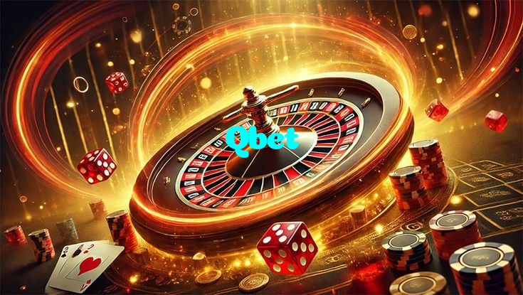 Qbet casino presented on mobile device in Pakistan with slots and live games